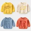 Autumn Winter Kids Baby Girls Carrton Sweatshirts Boys Long Sleeves Sweater Toddler Infant T-shirt Clothes Sweatshirt 211110