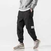 HOUZHOU Schwarze Cargohose für Herren, Jogger, klassische Herrenhose, Marineblau, lässige Herren-Cargohose, japanische Harajuku-Mode, Hip Hop, G220224