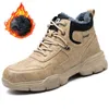 Male Safety Shoes Work Sneakers Indestructible Boots Winter Men Steel Toe Sport Safty 211217