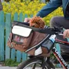 Sac à bandoulière 2 en 1 pour porte-vélo pour animaux de compagnie, chiot, chien, chat, petit Animal, siège de vélo de voyage pour randonnée, panier de cyclisme, accessoires