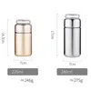 Storage 280ml Stainless Steel Thermos Bottle Thermocup Tea Vaccum Flasks infuser bottle Thermal Mug With Insufer For Office 210615