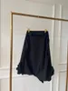 Kjolar damer 2021 mode sexig fast färg slitage silke skiss svart halv kjol 1119
