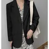 Aelegantmis White Casual Blazer Jacket Women Office Lady Black Blazers Female Work Suit Coat Ladies Slim Outerwear 4color 210607