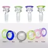 Wholease smoking Accessories 14 mm and 18.8 mm male joint of water color glass bowls Bongs oil rigs