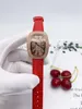 2020 Yeni Gel Lüks Erkekler İzler Kuvars Saat Tasarımcısı Saatler Elmas Çerçeve Deri Kayışı Frank Saat Moda Aksesuarları 306i için