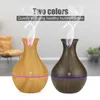 200ml Aroma Essential Oil Diffuser Ultrasonic Air Humidifier Purifier with Wood Grain shape 7colors Changing LED Lights for Office Home