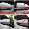 Chrome Side Door Rear View Mirror Cover Trim Garnish Molding Overlay Strip For Toyota Corolla 2014 2015 2016 2017 Altis E170