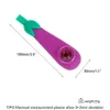 Pipa per fumare melanzane, pipa per tabacco, piattaforma petrolifera, bong, bruciatore a cera, bong in silicone con ciotola in vetro, da utilizzare per tubi per sigarette a base di erbe secche