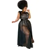Eingetroffen Plus Größe Frauen Kleid Mode Sheer Mesh Leopard Inner Linning Elegante Dame Nachtclub Party Kleider Echt Bilder261n