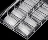 100 pcs Clear Dual Nail Forms Full Cover Quick Building Gel Mold Tips DIY Nail Extension Accessoires Manicure Tools