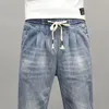 Homens jeans 2021 primavera nova calça jeans solta homem calças retas moda personalidade cowboys