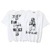 Męskie Koszulki Saint Michael Japan Fashion Brand Co Branded Old Color Printed Bawełna Loose Casual Krótki Rękaw T-Shirt Men