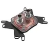 Fancier Copper CPU Cooler Water Cooling Block for Intel LGA 1155 2011 AMD AM4 Computer Components Fans - Transparent