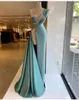 Plus Size Sparkly Mermaid Prom Dresses Lovertjes Kralen Satijn Vloer Lengte Formele Avondjurk Pageant Wear Party Jurken Robe de Mariée Custom Made