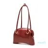 Shoulder Bags Fashion Niche Design Leather Handbags Retro Clip One-shoulder Underarm Bag Wild Simple Handbag