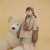 harajuku estetisk björn anime hoodie kvinnor koreanska kawaii crewneck långärmad överdimensionerade streetwear kpop y2k vinter kläder toppar 211214