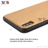空白の木製の携帯電話ケースはiPhone 7 8 9 11 Plus X XR XS Maxのための抵抗力のあるカスタムロゴ