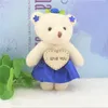 Love Brand Plush Toy Bear Doll Cartoon Bouquet Bag Flower Doll Wedding Small Gift Small Pendant 11CM