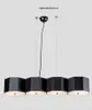 Modern Geometry Metal Pendant Lamp Lights Acrylic Living Room Led Light Dining