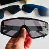 Kadın Tasarımcı Güneş Gözlüğü Xtrem Square Onepiece Çıkarılabilir Yedek Mektup Lens Şeffaf Siyah Çerçeve Moda Klasik Beach4069537
