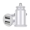 dual USB Mini Car phone Charger 3.1A Cars chargers ABS car charger Intelligent split protection