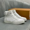 2021 Designer Rivoli Scarpe casual Uomo Sneakers in pelle di vitello Motivi floreali Scarpe da ginnastica vintage High Top Coppia Scarpe sportive Stivali tutto-fiammifero