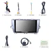 Toyota Prius 2009-2013 için Araba DVD Dokunmatik Ekran Radyo Çalar HD 9 "Android Sol El Sürücüsü GPS Navi Bluetooth Wifi Dikiz Kamera
