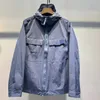 Man's Jacket Long Seleeve Waterproof Multi Function Pocket Sports Two Outside Pockets Daily Cusual Loose Coat5s5j
