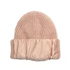 hiver beanie 2021 couleur de couverture en plein air filles pare-brise chapeau froid chapeau femelle couture chapeaux tricotés