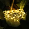 LED Solar Light Outdoor Vattentät Fairy Garland String Lights Christmas Party Garden Solar Lamp Dekoration 7/12 / 22/32 / 42m