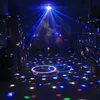 3 W LED Efektler Parti Sahne Işık RGB Lazer DJ Strobe Lamba Noel Projektörü Ses Aktive Dönen Disko Top Lambaları Dans Pisti için