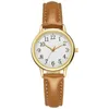 Ladies Quartz Watch Candy Leather Strap Fashion Watches Color7