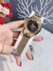 Fashion Brand Wrist Watch Women Girl Rose Flower Style Metal Steel Band Magnetic Buckle Style Luxury With Logo Quartz Clock Di09