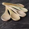 Mini Natural Wooden Soup Wine Coffee Ice Cream Spoons Durable Wedding Party Home Kitchen Dining Tools