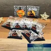 50 pcs Multistyle Halloween Cookie Candy Pão Embalagem Bags Sacos De Plástico Auto-Adesivo Biscoitos Snack Pacote 10x10cm Preço de Fábrica Especialista Qualidade