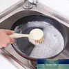 Brosse à vaisselle à long manche 23,5 cm brosse de nettoyage suspendue multifonction outils de nettoyage de plaque de pot de vaisselle pour fournitures de cuisine conception d'expert de prix d'usine qualité