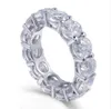 Стили 8 Обручальное кольцо 925 Стерлинговое серебро Алмазные Обручальные кольца для Женщин Мужчины Ювелирные Изделия