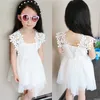 Vieeoease Girls Dress Flower Abbigliamento per bambini 2018 Summer Fashion Gilet senza maniche in pizzo Tutu Princess Party Dress 362 U2