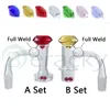 Beracky 20mmod Beveled Edge Quartz Banger Rökning TERP Slurper med Diamant Cap2PCs 6mm Ruby Pearls 4590 grader Slurpers Nails för glas bongs oljeplattor