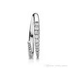 Ensembles de bagues de mariage en argent sterling 925 pour femmes avec zircon cubique et diamants pour style pandora