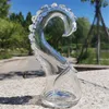 Glass Bong Octopus Beard Shape With 10mm Female Dewar Joint Hookahs Water Bongs