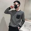 striped crewneck