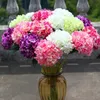 20 cm de diamètre haut de gamme Bouquet de tissu de fleurs de fleur de soie artificielle pour les décorations de fête de mariage à la maison 20 pcs lot