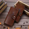 Wallets 2021 Classic Vintage Man Hasp Cowboy Bailini Brand Long Leather Wallet Clutch With Coin Purse Pocket Bags