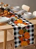 Autunno Zucca Foglia d'acero Modern Table Runners Festa di festa Decorazione di nozze Tovaglia Soggiorno Tavolo da pranzo Accessori 211117