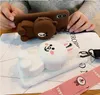 3D Cartoon Totoro Cony Sally Reißverschluss Geldbörse Niedliche Cartoon Weiche Silikon Handyhülle für iPhone 12 pro 7 8 Plus X XR XS Max