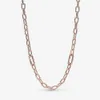 100 % 925 스털링 실버 Me Link Chain Necklace Fit European Dangle Charm Fine Weddel Jewelry 여성용 선물