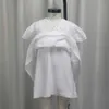 Girls clothes summer 2021 girls cotton lace dress for kids children clothing white lace princess korean cute dress size 100-140 Q0716