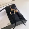 En Kaliteli Çanta Cüzdan Çanta Kadın Çanta Çanta Crossbody Soho Çanta Disko Omuz Çantası Saçaklı Messenger Çanta Çanta 22 cm 308364