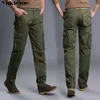 Fashion Military Cargo Pants Men Loose Baggy Tactical Trousers Oustdoor Casual Cotton Multi Pockets large size 210608